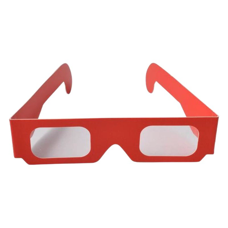 Бумажная рамка 3D очки красные и синие очки красные и зеленые бумажные очки линия поляризованных круглое поляризованное разделение света