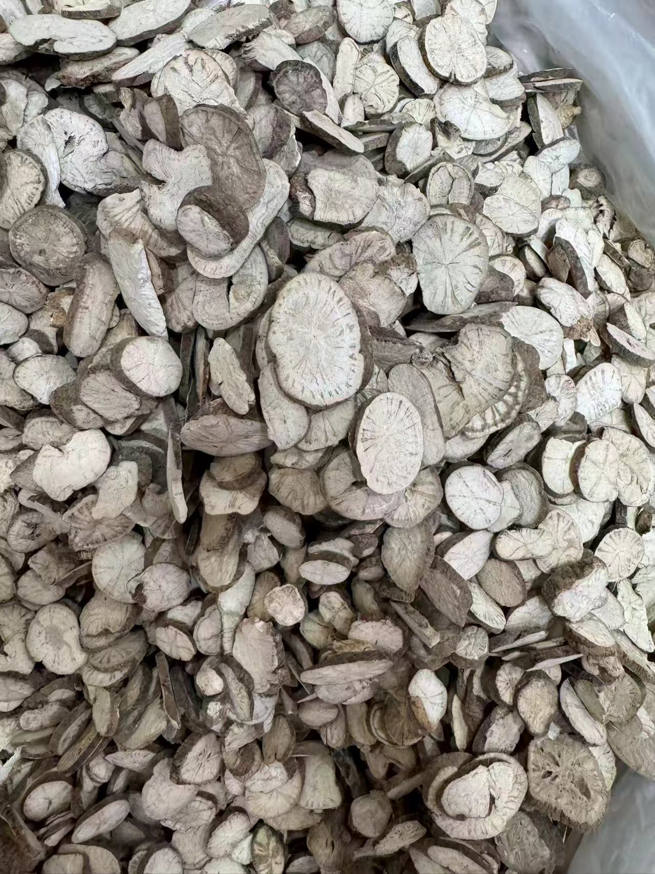 Fang Ji Dried Stephania Root Slices Han Fang Ji Traditional Herbal Decoction Ingredient 1000g Bag specifications