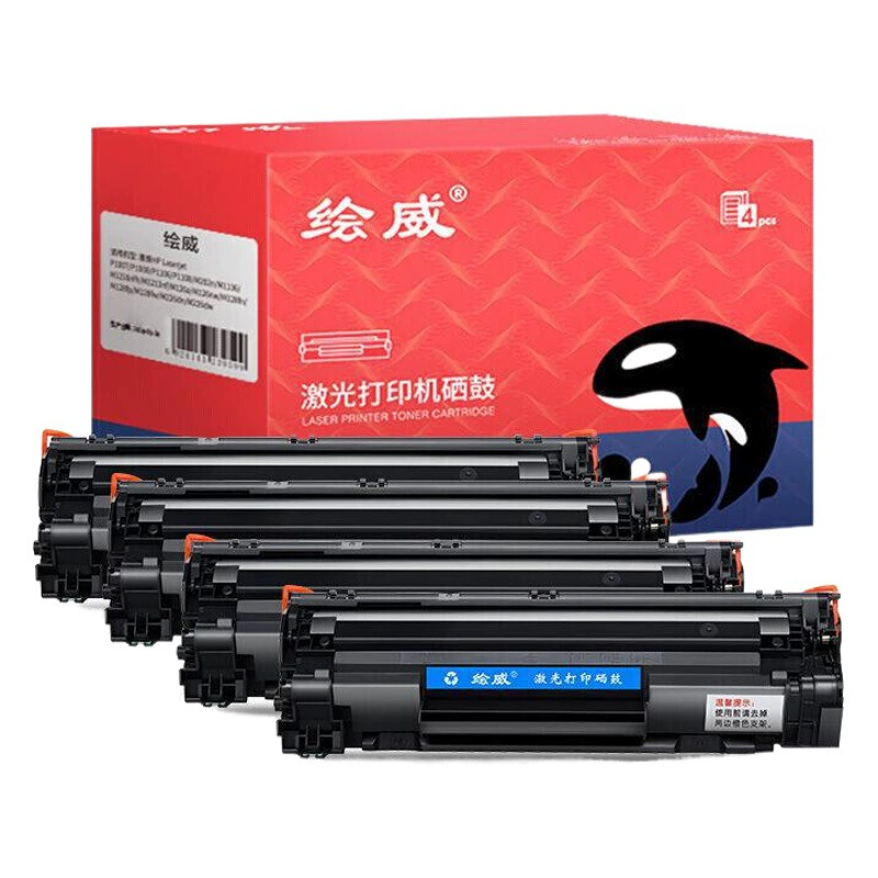 Тонер-картридж Huiwei CC388A, легко заправляемый, для M1136, P1108, P1007, M126a, M126nw, 88A