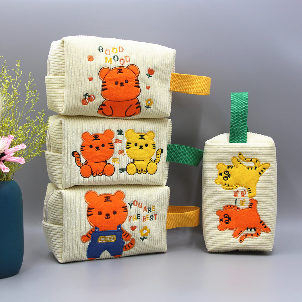 Cartoon handheld cosmetic bag
