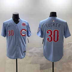外国貿易の野球服の熊のチームのChicago Cubs _ 30Tucker 27 _ Suzuki 21 _ Hoerner