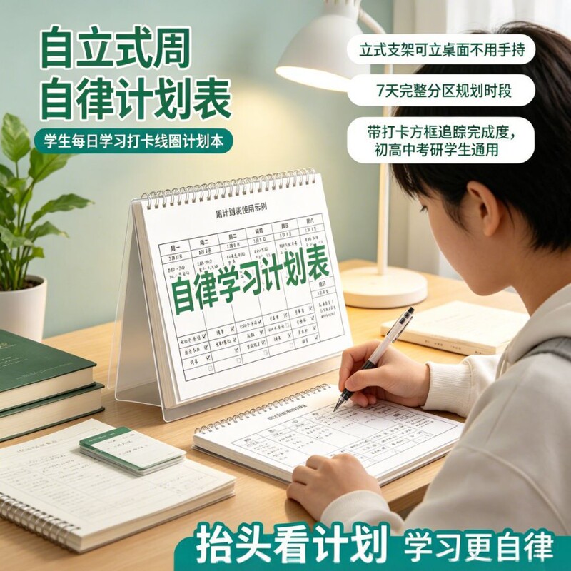 Multifunctional Weekly Planner Notebook, Weekly and Monthly Dual Planning Handbook, Office Work Log, Study Time Management for Graduate Exam Preparation Multifunctional Weekly Planner Notebook, Weekly and Monthly Dual Planning Handbook, Office Work Log, Study Time Management for Graduate Exam Preparation