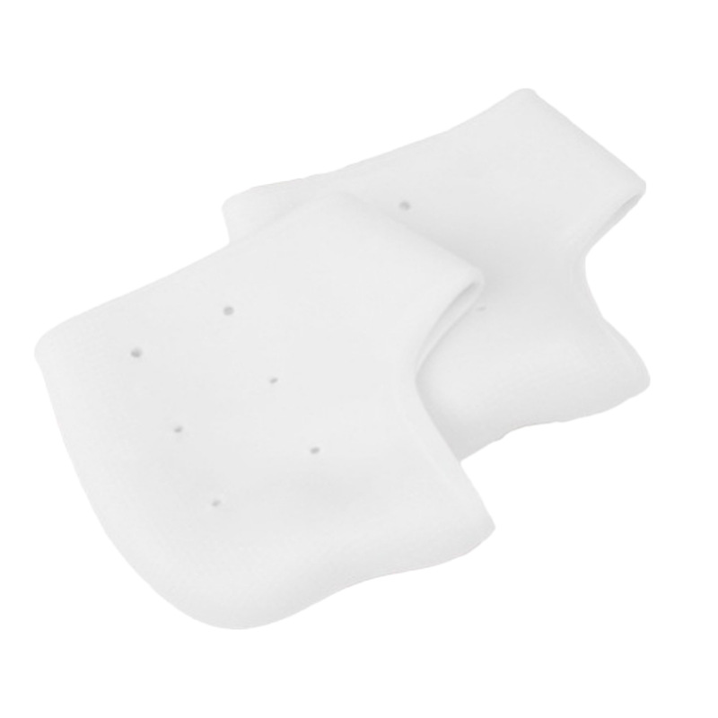 2 pieces [1 pair] white (with holes)