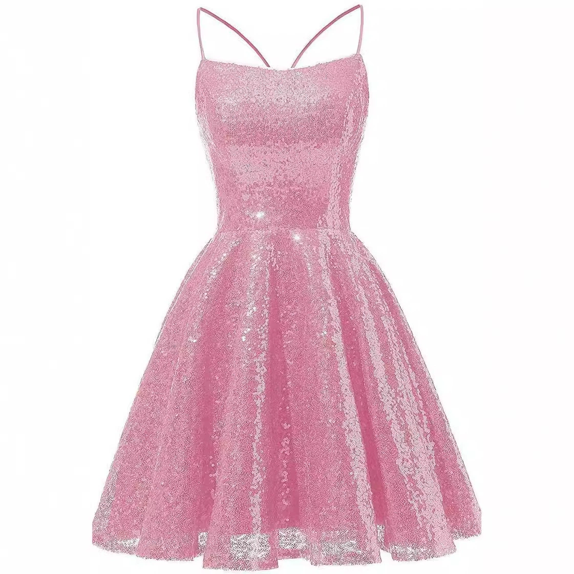 Дизайнерские ногти sequins, короткое вечернее платье, утягивающий эффект, облегающее, без Amazon
