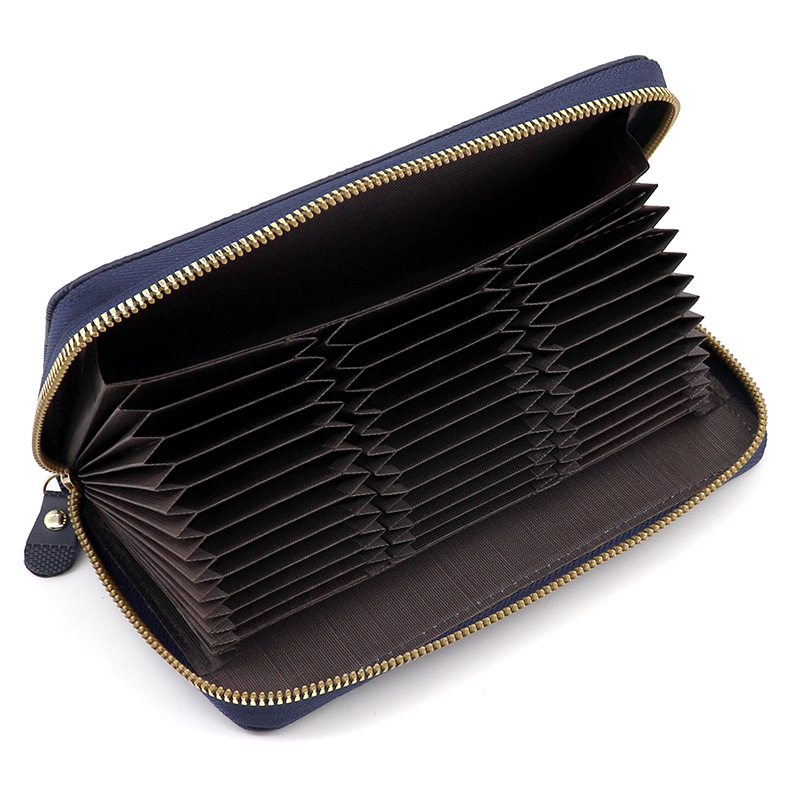 Nueva moda simple bolso de teléfono móvil bolso de órgano multifuncional bolso de tarjetas de gran capacidad bolso de tarjetas de color sólido