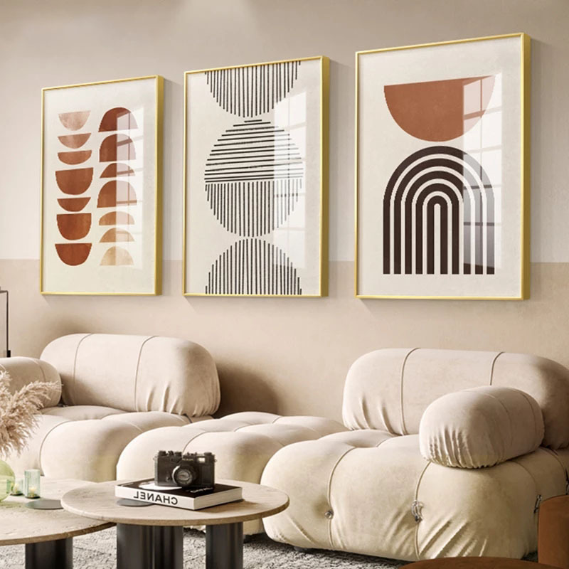 Minimalist Nordic Colorful Geometric Poster Print Wall Art Picture Abstract Canvas Painting Living Room Loft Decoration Hanging Painting