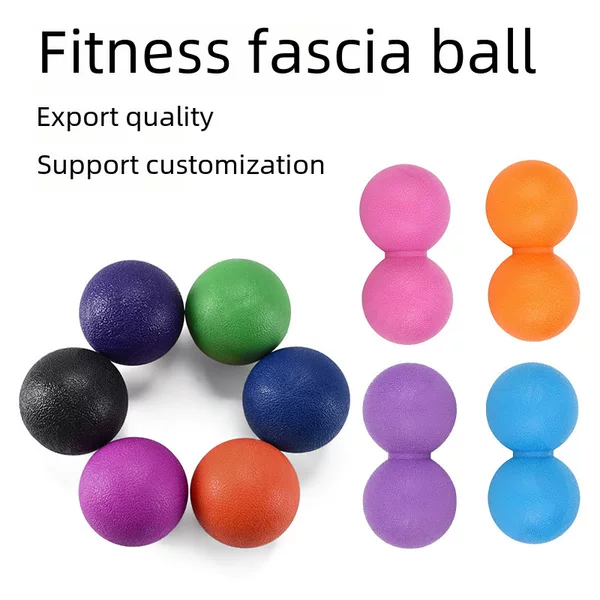 Rehabilitation Ball Fascia Ball Massage Ball Peanut Ball Massage Ball Yoga Ball Portable Fascia Ball Yoga Supplies Hockey