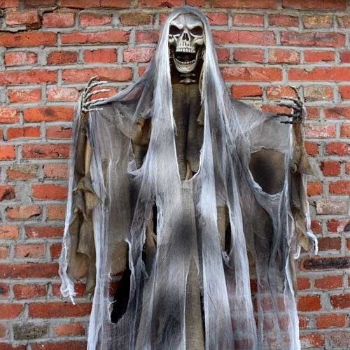 Halloween fantasma accesorios habitaciones secretas escape decoración casa embrujada colgante bar decoración espantosa esqueleto fantasma colgado