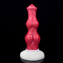 铂金硅胶男女用自慰假阳具异形狗屌柔软阴茎成人情趣肛塞穿戴jj