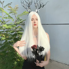 假发长卷发;假发马尾;长直发假发