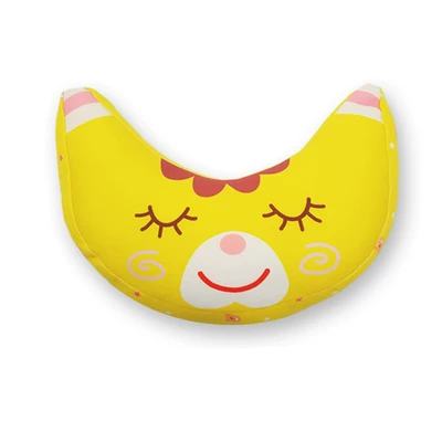 Seat belt shoulder pad u neck pillow baby neck seat - yellow-for-large-car-seat-belts
