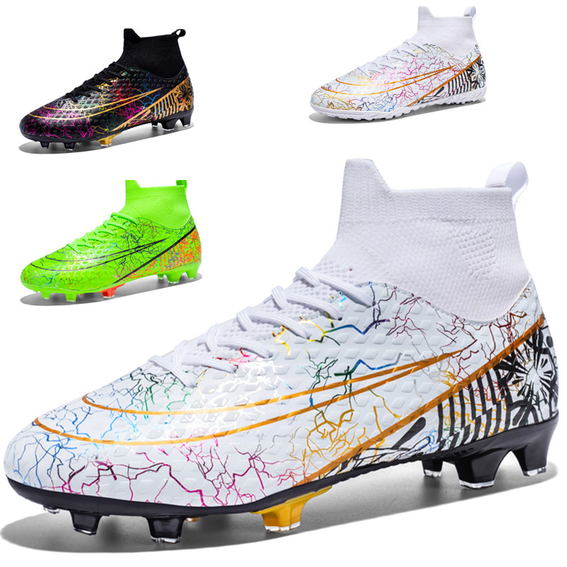 Copa del mundo transfronteriza zapatos de fútbol para niños hombres adolescentes estudiantes mujeres TF clavos AG zapatos deportivos de entrenamiento de competencia