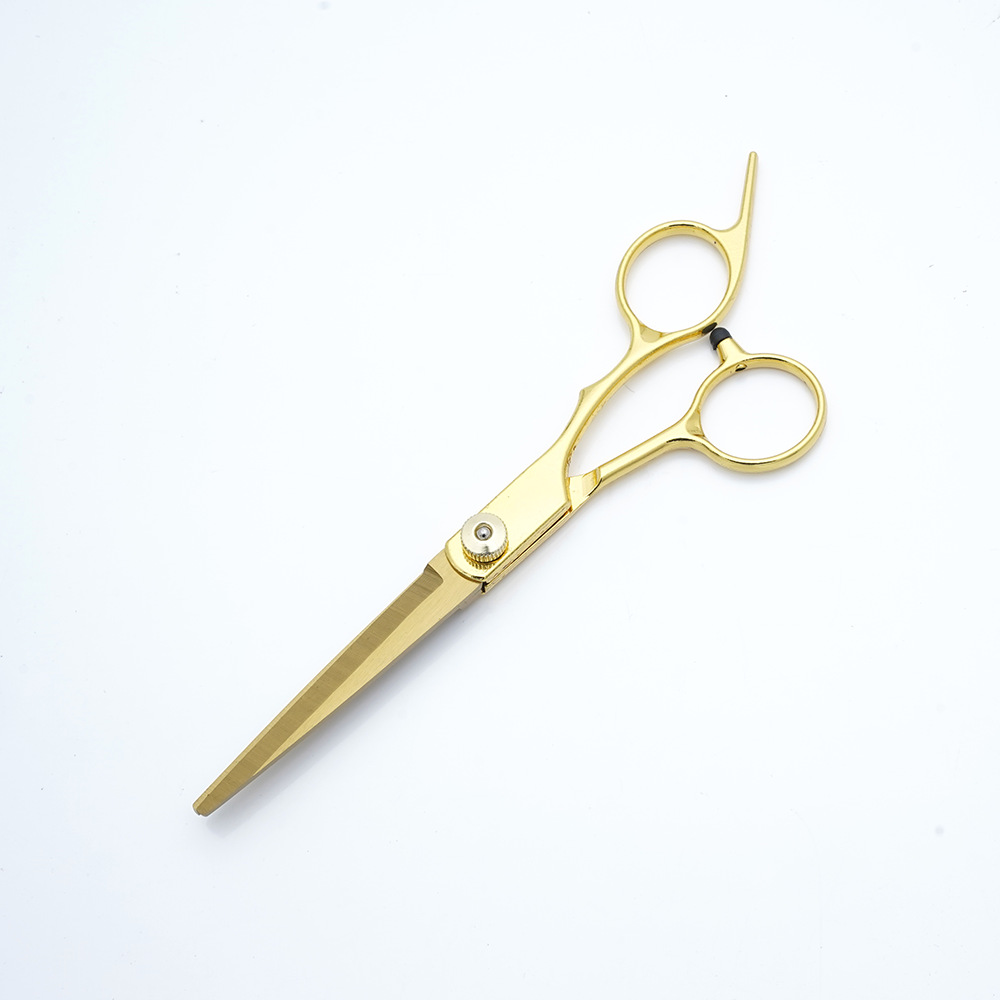 Fabricante al por mayor tijeras de corte de cabello transfronterizo Amazon negro dorado plano tijeras de dientes con flequillo fino tijeras divididas juego de tijeras de cabello