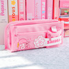 Double-layer capacious children's pencil case, high quality storage system for elementary school students