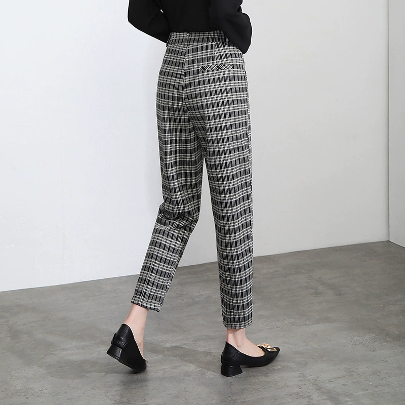 Summer trousers for leisure, oversize, fitted