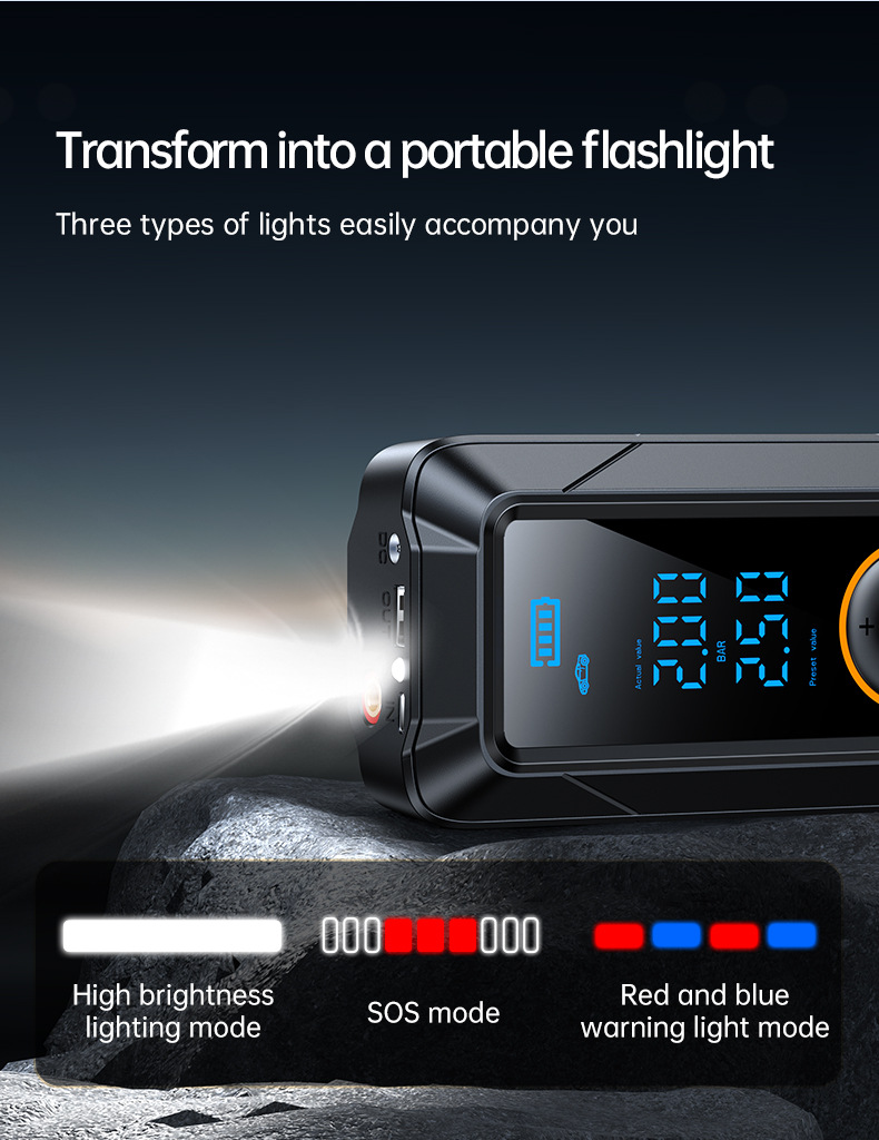 Wireless Air Pump Cross-Border Car Portable Car Electric Pump Car Tire Car Inflator