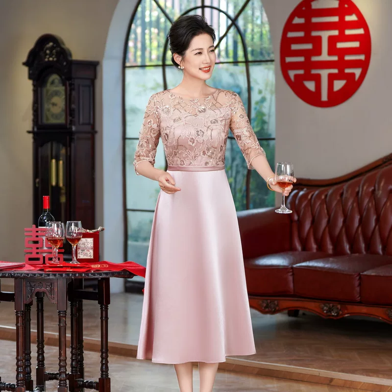 Lightweight summer cheongsam, wedding dress, high-end, Chinese style