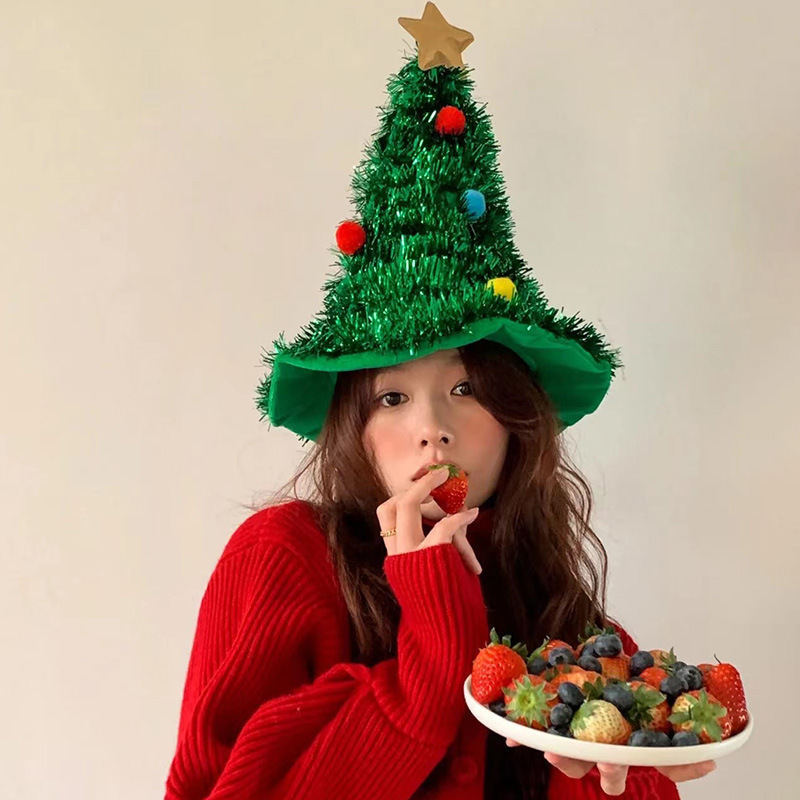 卸売りかわいいクリスマス帽子供成人サンタクロース帽子祝日衣装祝日プレゼントぬいぐるみ雪人帽|undefined