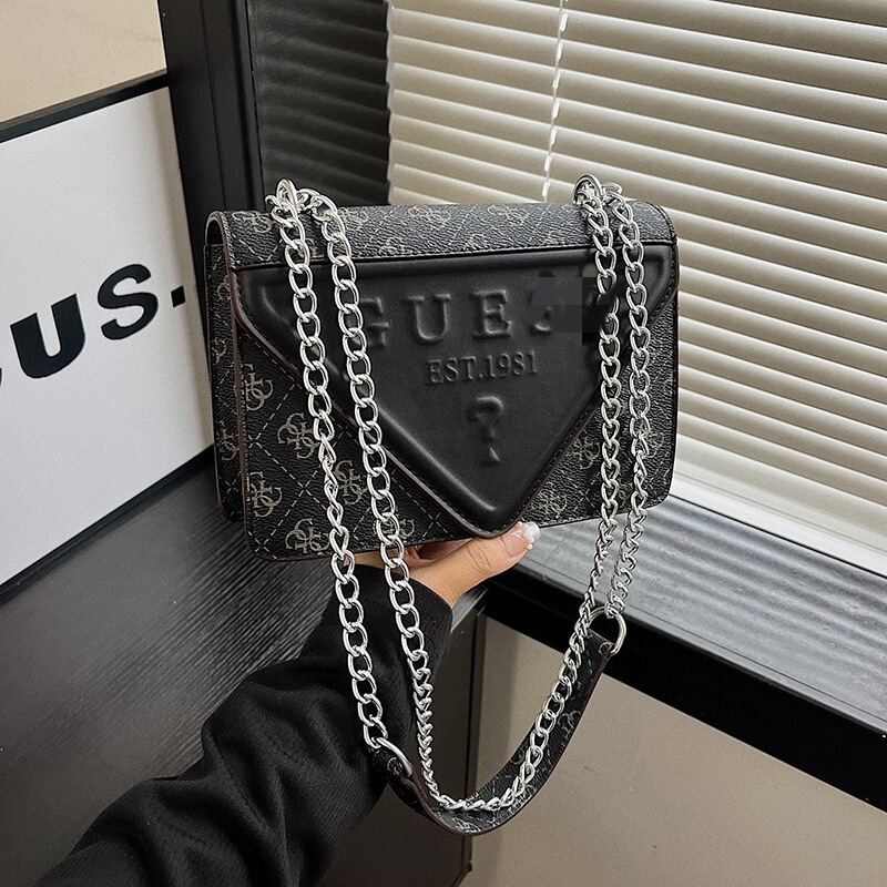 跨境2025新款盖家女包时尚高级感小方包链条百搭单肩斜挎包bags|undefined