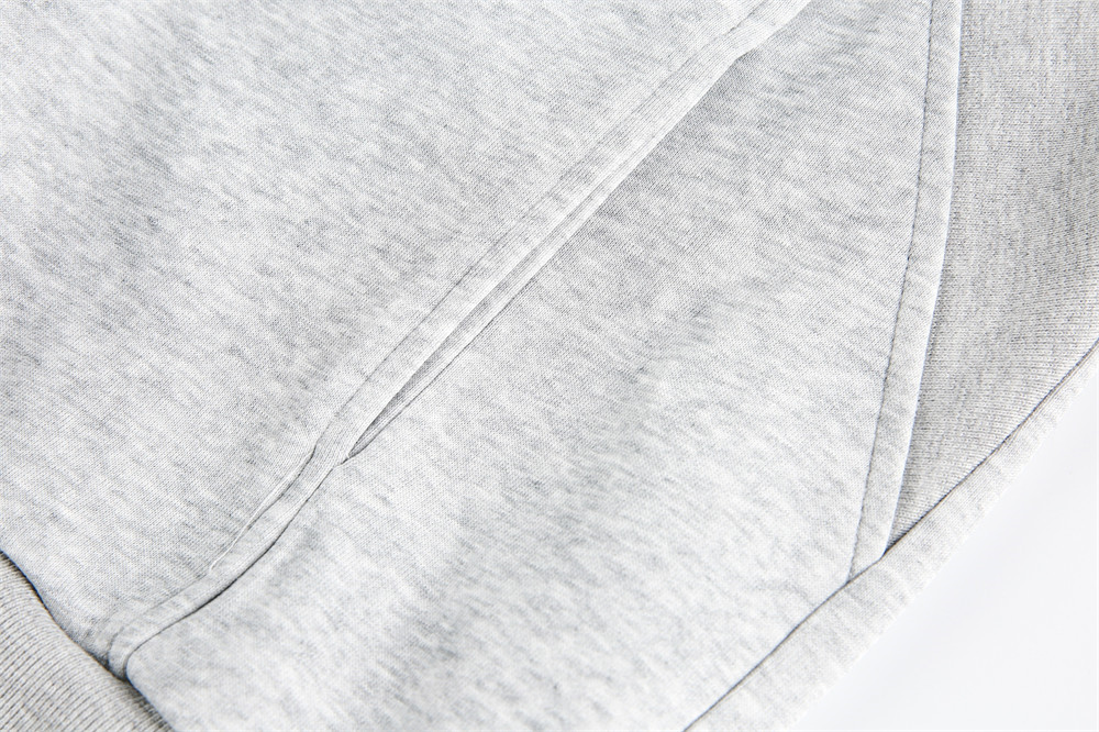 Trendiges Herren-Sweatshirt mit Kapuze und Cardigan – geteiltes Dekonstruktions-Patchwork-Design mit Reißverschlusstaschen, lockere Passform, einfarbig passend zu allen_voghion.com