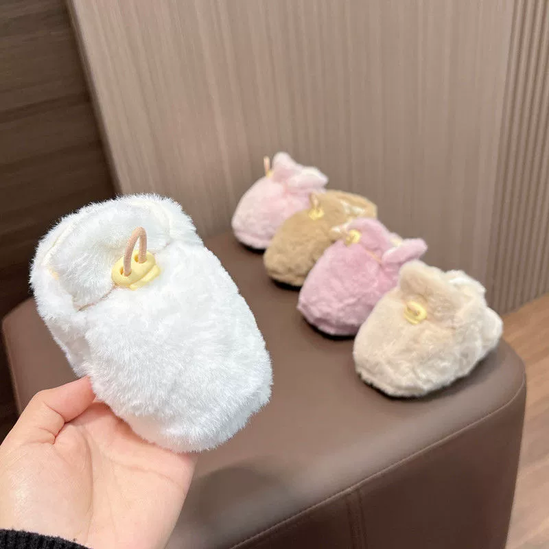 Новорожденная детская обувь зимняя детская теплая обувь осенняя зимняя обувь ножные чехлы толстые хлопчатобумажные бахилы бархатные чехлы для ног