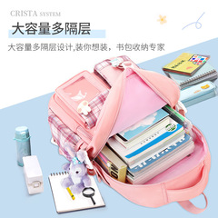 Student Large Capacity Travel Dual Shoulder Bag Minimalist Forest System Dual Shoulder Bag Versatile Waterproof Multifunctional Backpack