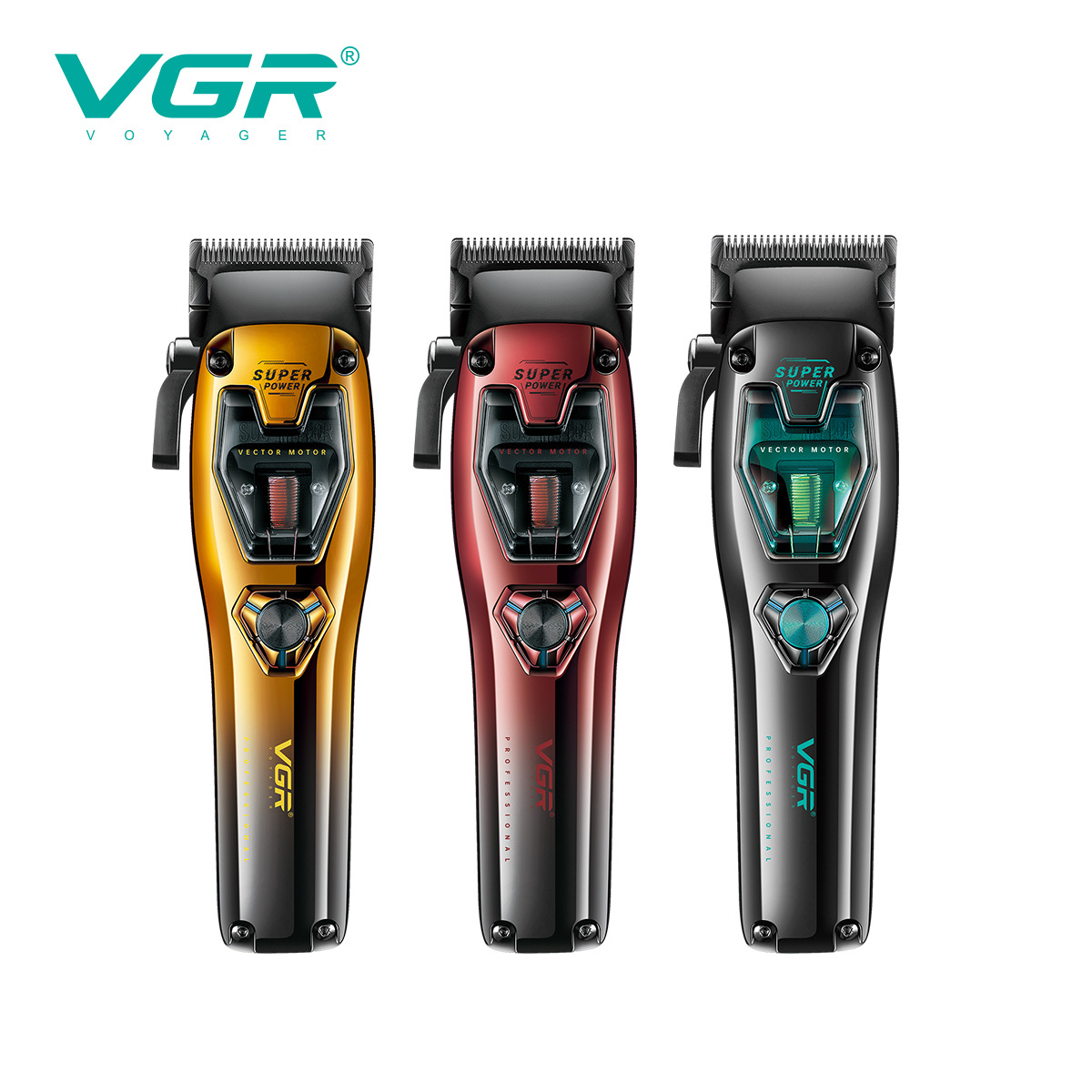 Electric Hair Clipper Intelligent Variable Speed Professional High Speed Brushless Motor 11000RPM Digital Display_voghion.com