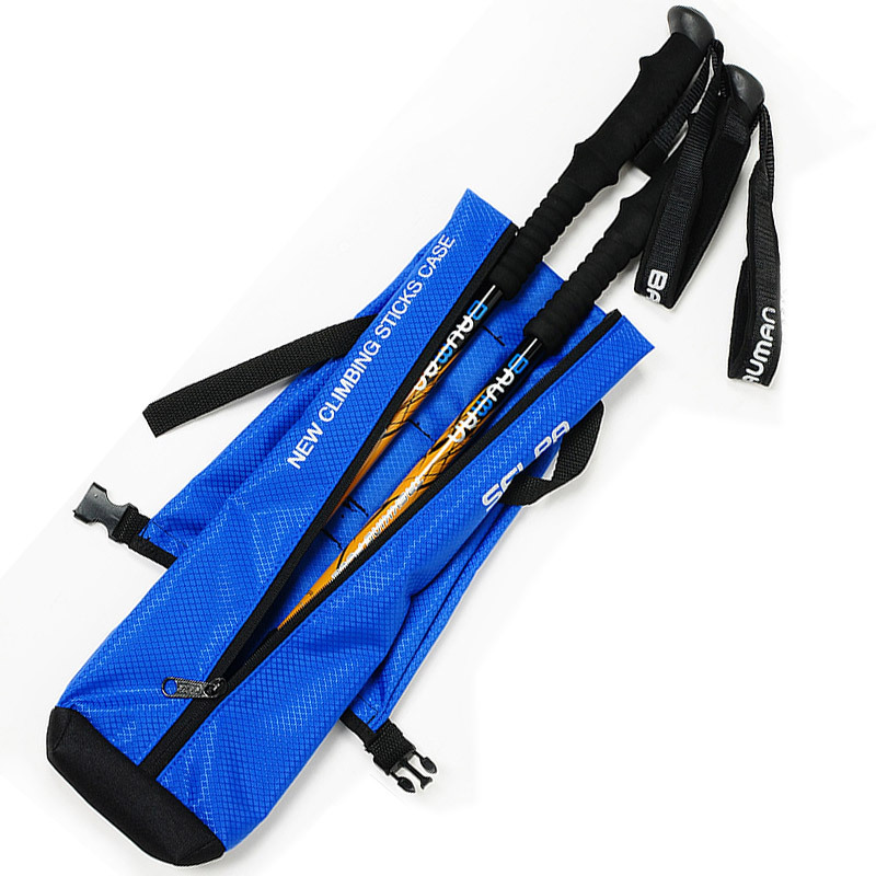 Outdoor Hiking Pole Bag Storage Pouch Backpack Crossbody Portable Humanized Design Trekking Pole Bag Accessories