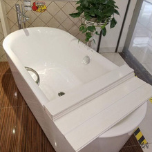 浴缸盖折叠式盖子家用日式泡澡保温盖卫生间置物架尘承重简约