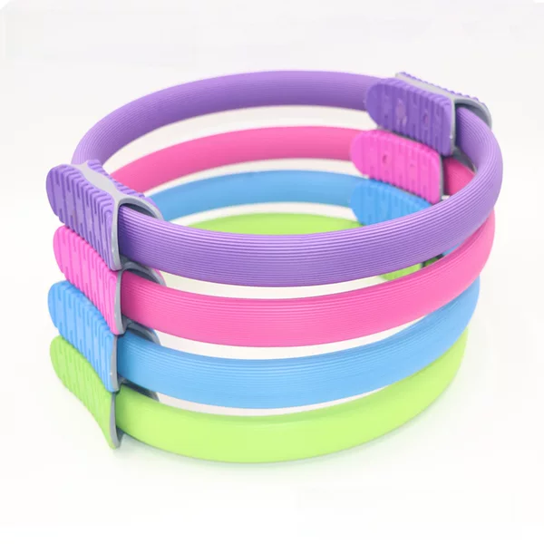 Pilates ring multi-color yoga ring glass fiber reinforced plastic crescent handle Pilates ring magic ring manufacturers wholesale