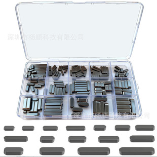 160pcs���b ̼��p�A�^ƽ���I�N耳��I��A�ͷ��I��λ�N3/4/5/6mm