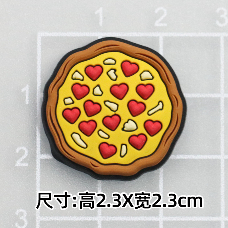 부드러운 접착제 사랑 피자 [2.3*2.3cm]