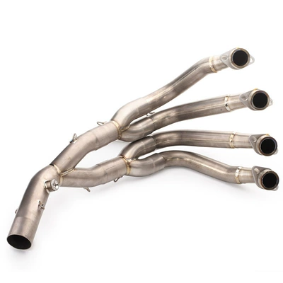 Motorcycle exhaust pipe modified stainless steel front