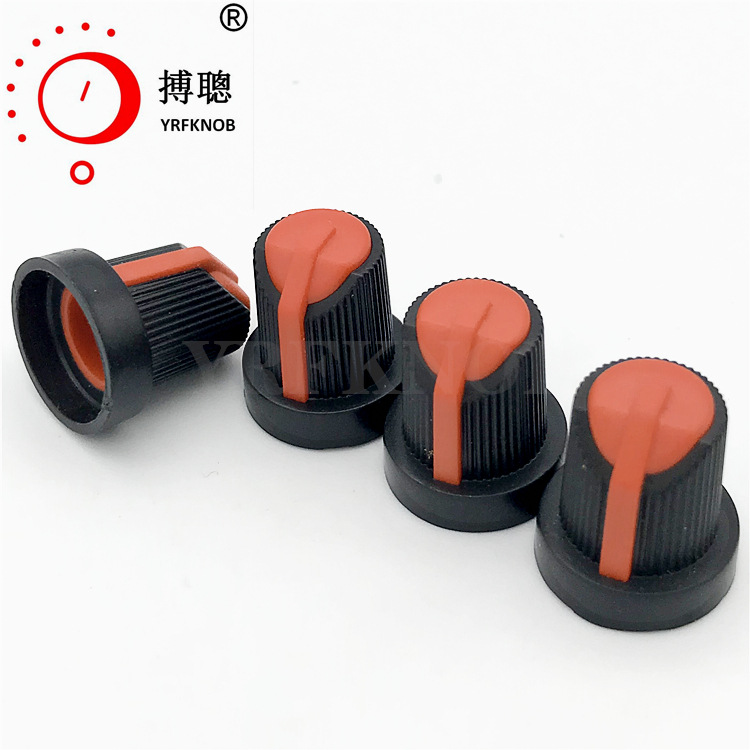 YRFKNOB�ܽ���ť15*17���������ť�ڿ�6 ˫ɫ��λ����ť