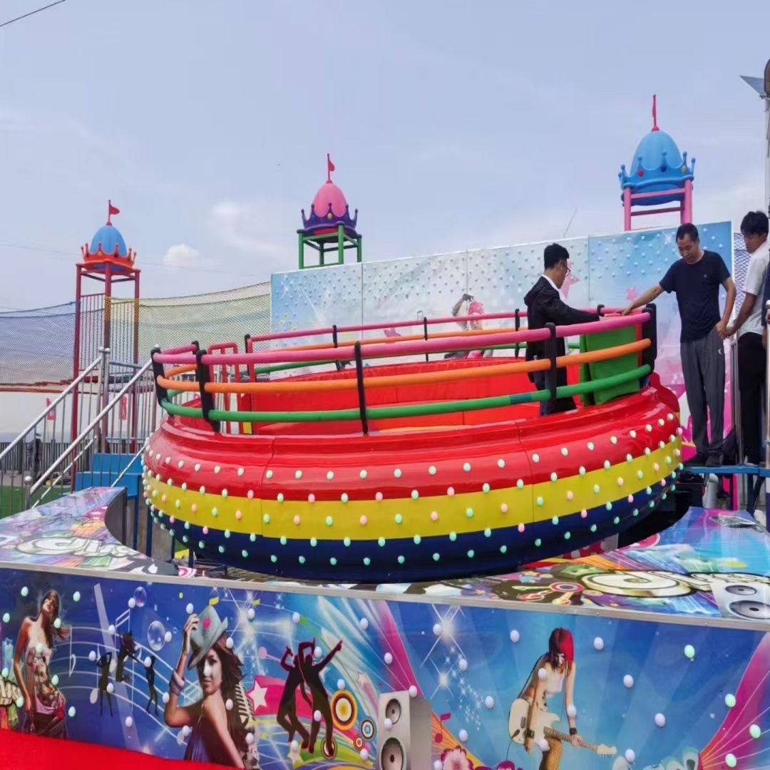 Tongshuo Amusement Crazy Disco Turntable Amusement Equipment Outdoor Children's Play Facilities