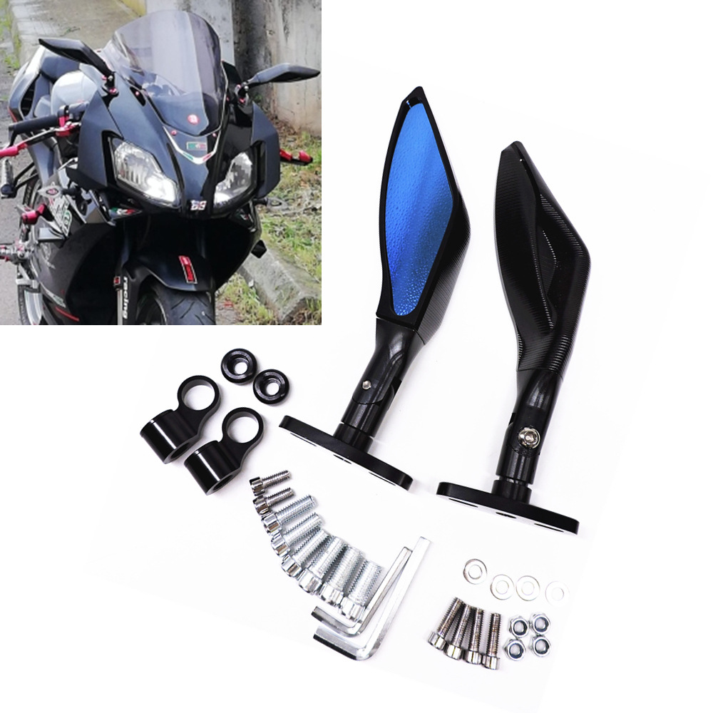 Suitable for Cbr F4 F4I/Rc51/ Rvt1000 Dd250E Adjustable Rotating Motorcycle Rearview Mirror