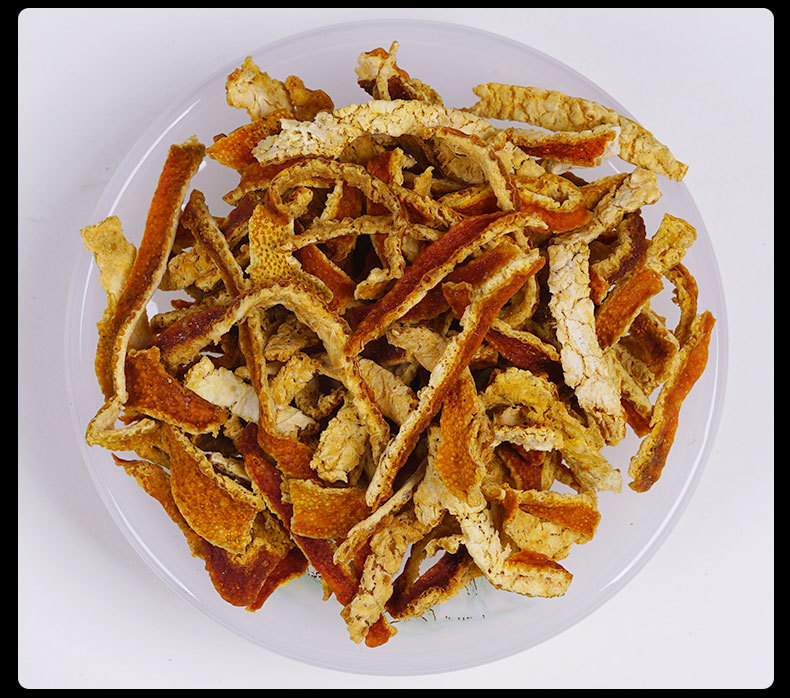 Chen Pi Shreds (Citrus reticulata) — Sun-Dried Xinhui Aged Tangerine Peel, 500g Loose Cut in use