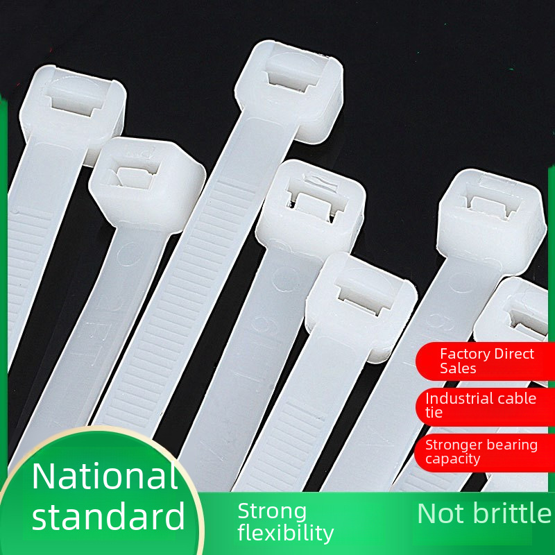 nylon white plastic anti-age ties (clamps)
