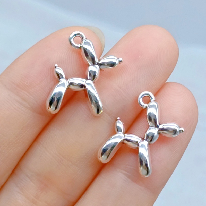 合金ペンダントペンダントペイントカラーバルーン犬愛 DIY アクセサリーブレスレットネックレスキーホルダージュエリーアクセサリー|undefined