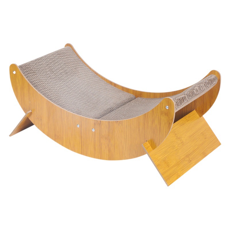 Directo de fábrica resistente al desgaste no-chip de papel corrugado gato nido gato escalada rack multi-funcional gato rasguño tablero gato sofá gato juguete