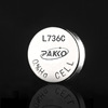 South Korea KC certification Pakko LR41 button battery AG3 battery glow toy small flashlight L736C