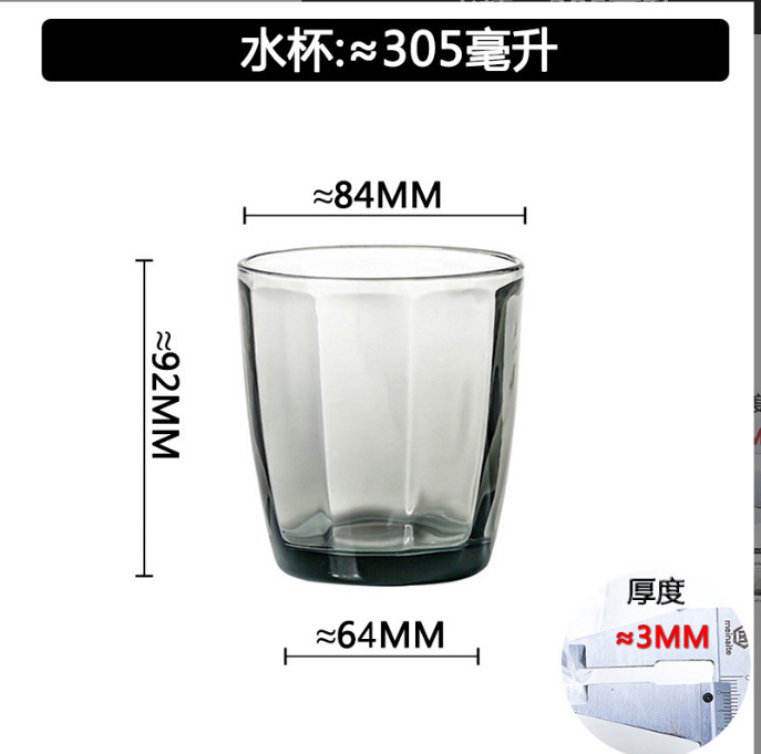 Hotel de alta apariencia taza de cepillo de dientes de vidrio taza de agua hogar pareja enjuague bucal taza de guijarros taza de lavado de vidrio traje