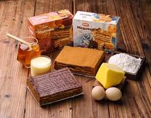 俄羅斯原裝進口提拉米蘇蜂蜜奶油蛋糕俄小淼320克巧克力原味蜂蜜