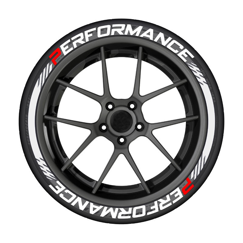 Pack Of Four Tire Performance Car Stickers_voghion.com