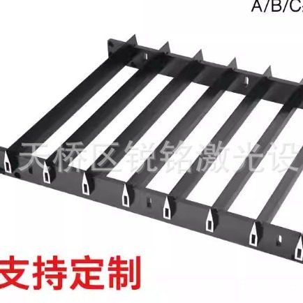 Laser machine blade acrylic cutting machine Workbench aluminum strip engraving machine triangle hollow knife aluminum factory direct sales