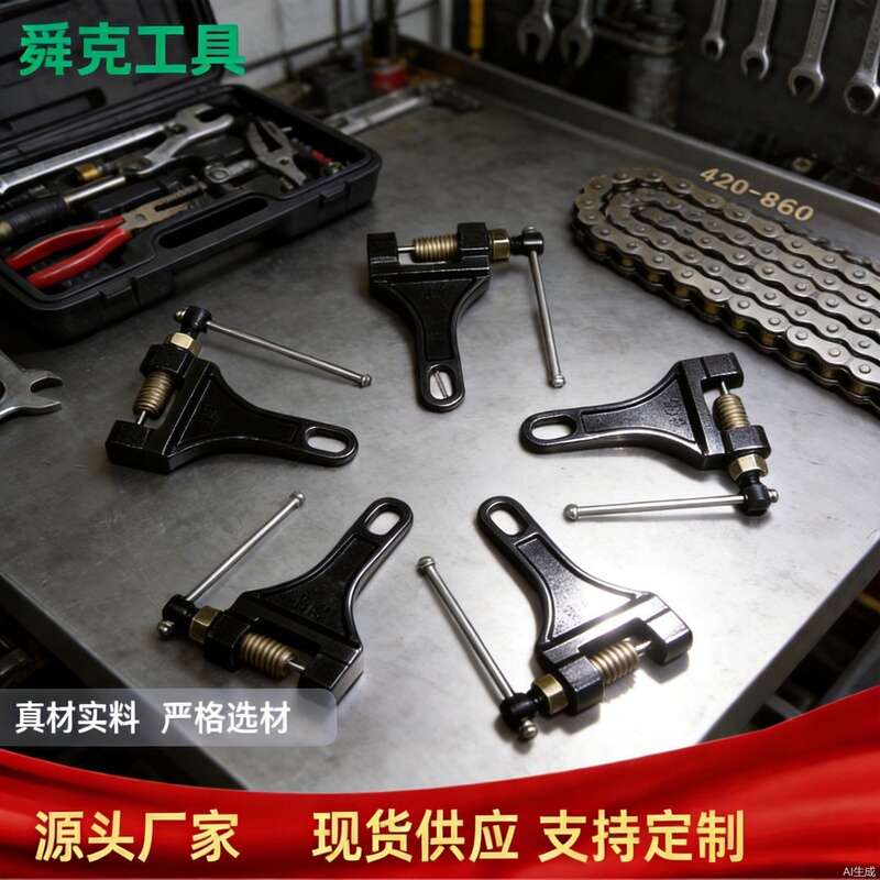 Chain Breaker, Chain Cutter, Motorcycle Repair Tool, Universal for 1/2 Inch, 3/4 Inch, 1 Inch Chains, Chain Remover, Labor-Saving