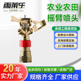 跨境农用大田摇臂设计农田360度旋转万向可调镀锌合金喷水器喷灌
