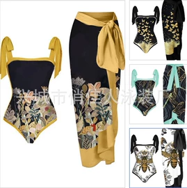 比基尼;连体泳衣;三件套泳装