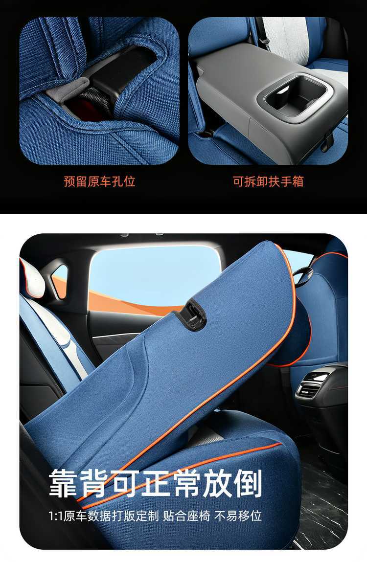 2024-2026 Changan Shenlan S05 Seat Cover Linen Full Set