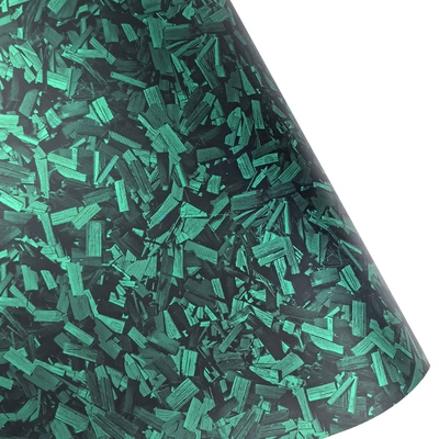 Auto Color Change Film — Body Interior Modification Sticker Film - matting-flower-carbon-green-30cm50cm